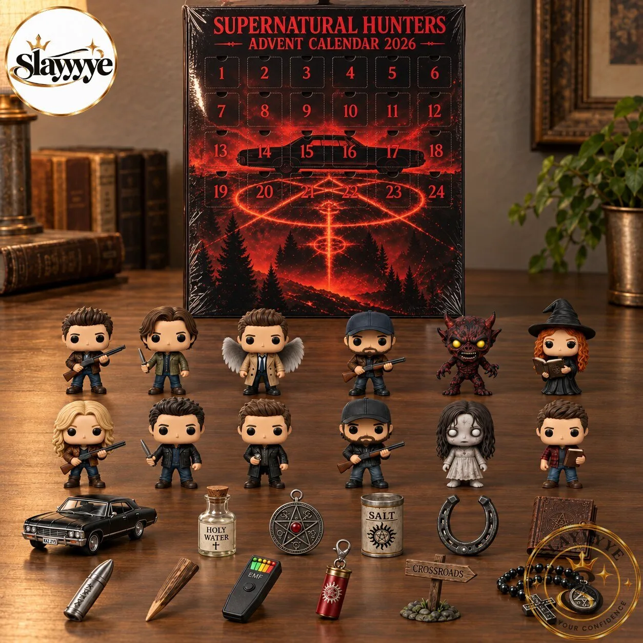 Supernatural Hunters Advent Calendar 2026 24 Collectible Ornaments and Gear